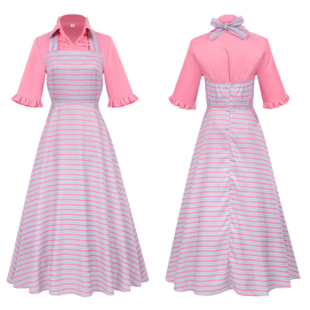 Wicked 2025 For Good Glinda Dienstmädchen rosa Cosplay Outfits