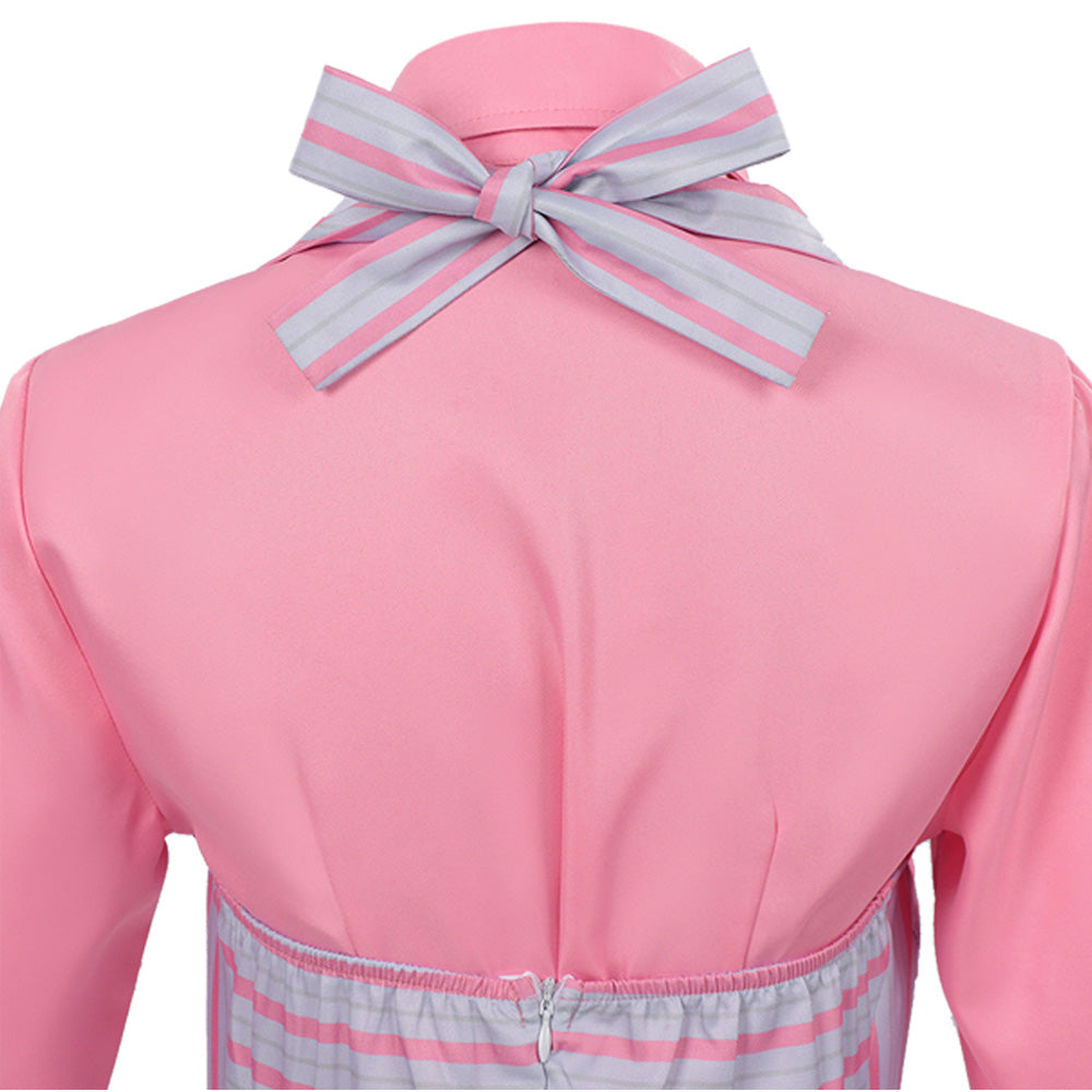 Wicked 2025 For Good Glinda Dienstmädchen rosa Cosplay Outfits