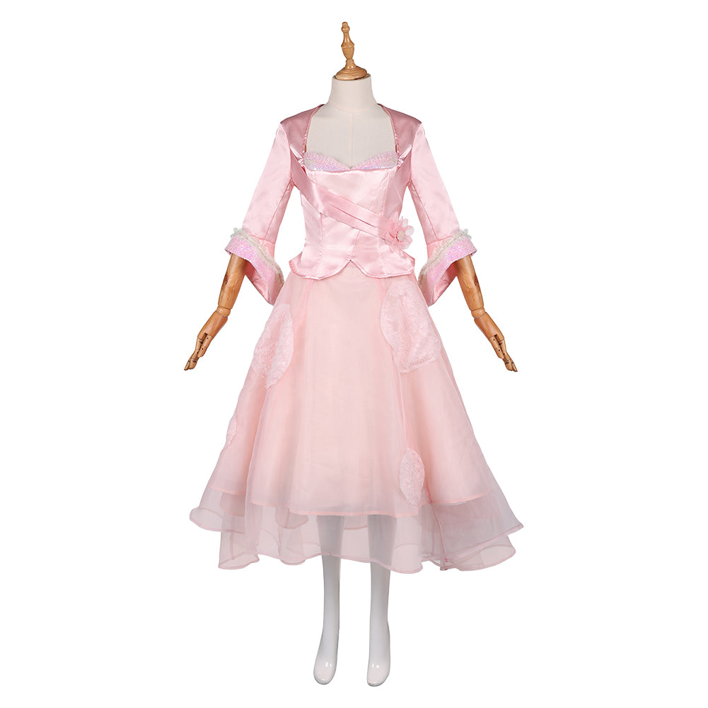 Wicked For Good Glinda rosa Kleid Cosplay Outfits