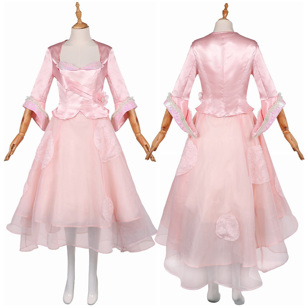 Wicked For Good Glinda rosa Kleid Cosplay Outfits