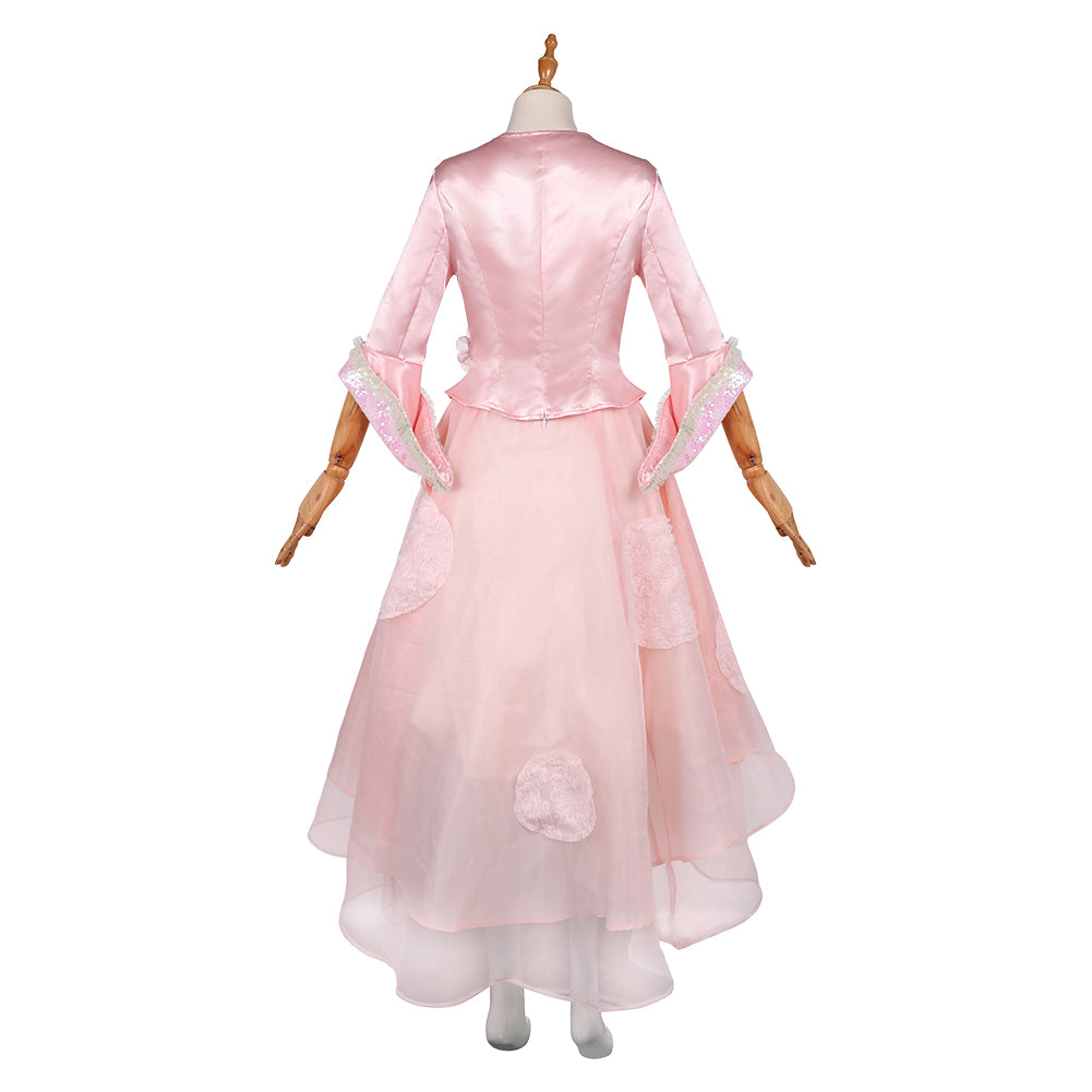 Wicked For Good Glinda rosa Kleid Cosplay Outfits