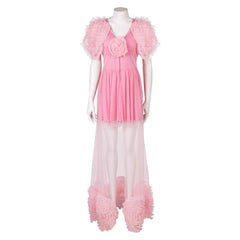 Wicked Glinda rosa Kleid Damen Kostüm Cosplay Outfits