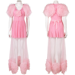 Wicked Glinda rosa Kleid Damen Kostüm Cosplay Outfits