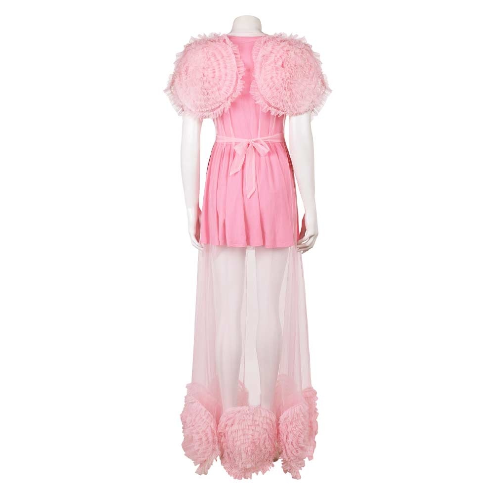 Wicked Glinda rosa Kleid Damen Kostüm Cosplay Outfits