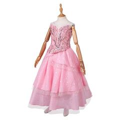 Wicked Mädchen Glinda Kostüm rosa Tutu Kleid Cosplay Outfits