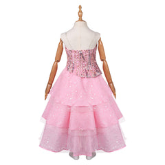 Wicked Mädchen Glinda Kostüm rosa Tutu Kleid Cosplay Outfits