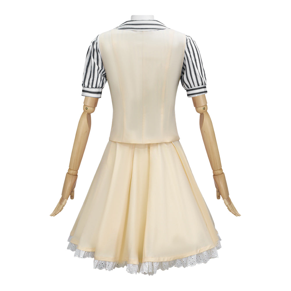 Wicked: For Good 2025 Glinda gelb Uniform Cosplay Kostüm
