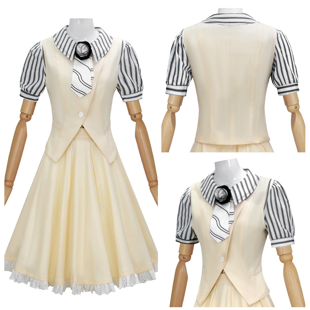 Wicked: For Good 2025 Glinda gelb Uniform Cosplay Kostüm