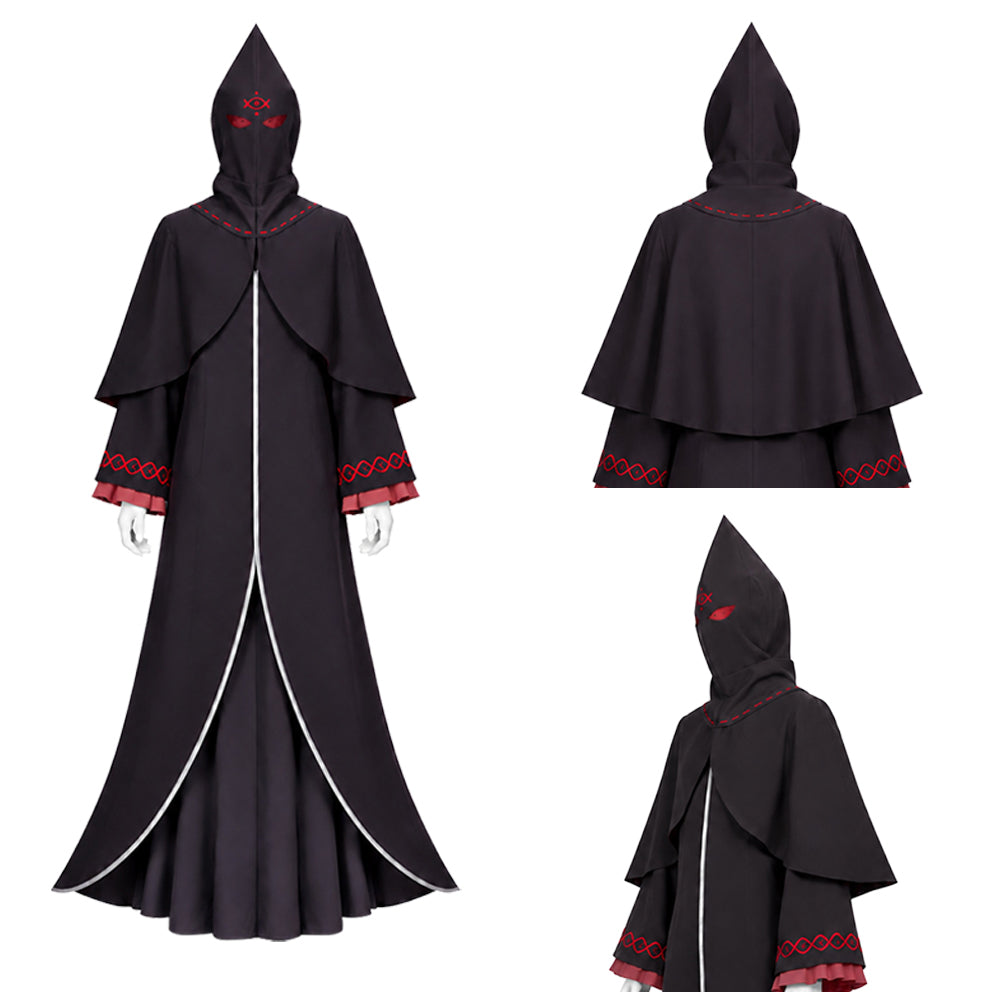 Witch Cultists schwarz Kostüm Set Re:Zero − Starting Life in Another World Witch Cultists Cosplay Outfit