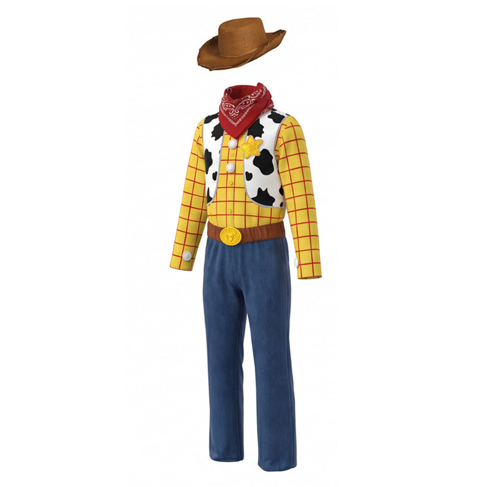 Woody gelb blau Kostüm Set Toy Story Woody Cosplay Outfit