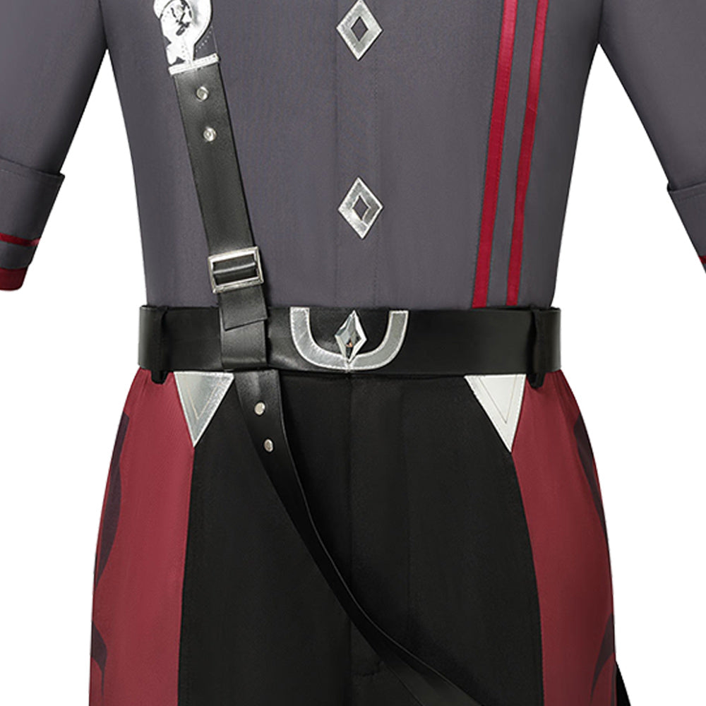 Wriothesley grau Kostüm Set Genshin Impact Wriothesley Cosplay Outfit