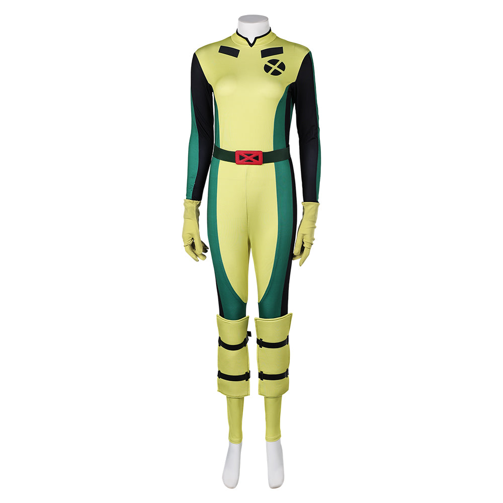 X-Men '97 Rogue gelb Jumpsuit Cosplay Kostüm Outfits