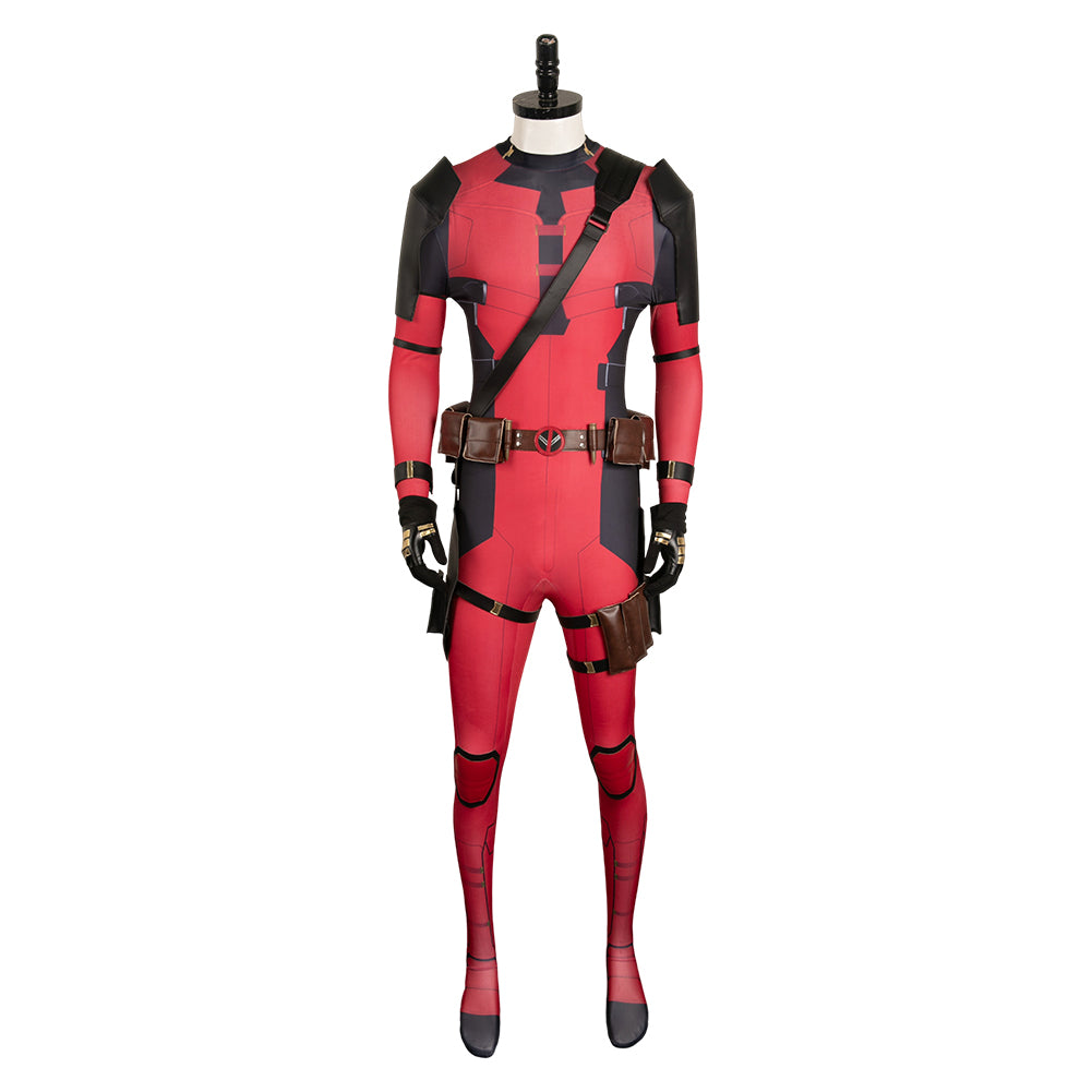 X-Men Origins: Wolverine Deadpool Wade Wilson Jumpsuit Cosplay Outfits