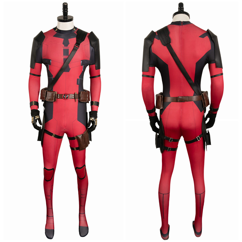 X-Men Origins: Wolverine Deadpool Wade Wilson Jumpsuit Cosplay Outfits