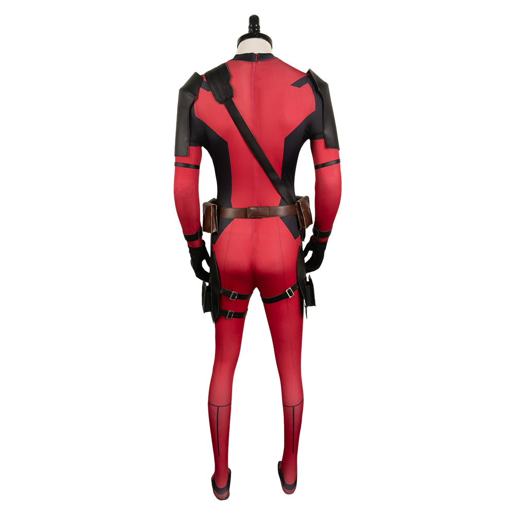 X-Men Origins: Wolverine Deadpool Wade Wilson Jumpsuit Cosplay Outfits