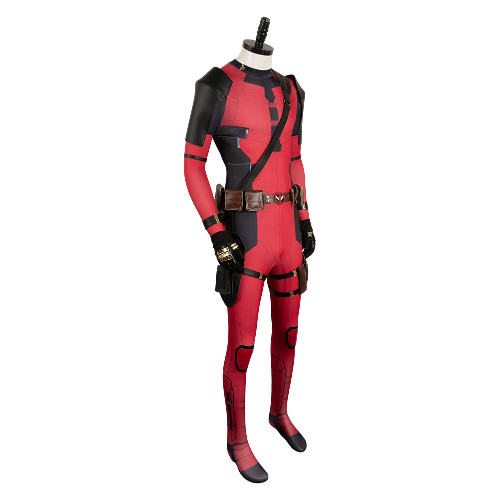 X-Men Origins: Wolverine Deadpool Wade Wilson Jumpsuit Cosplay Outfits