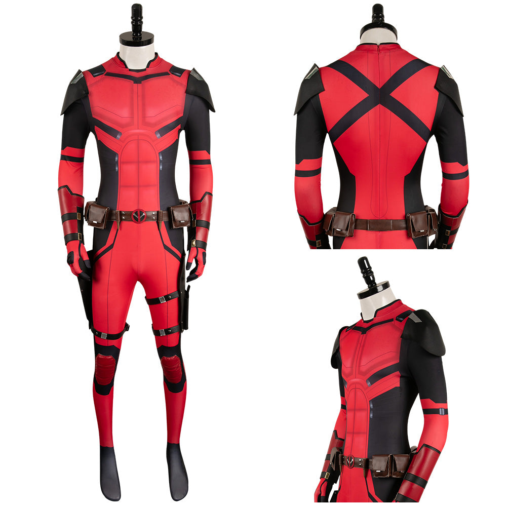 X-Men Origins: Wolverine Wade Wilson Rot Jumpsuit Cosplay Outfits