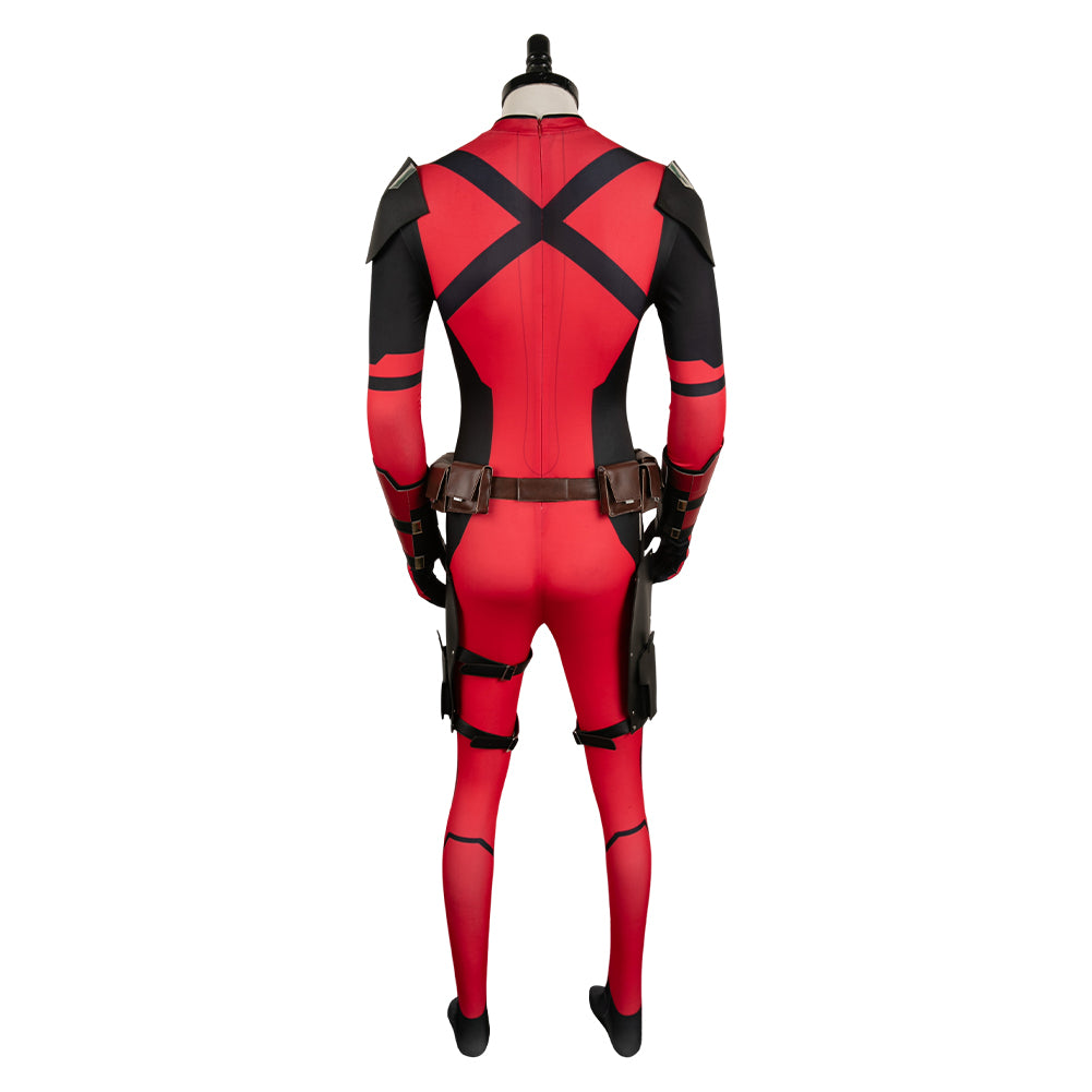 X-Men Origins: Wolverine Wade Wilson Rot Jumpsuit Cosplay Outfits