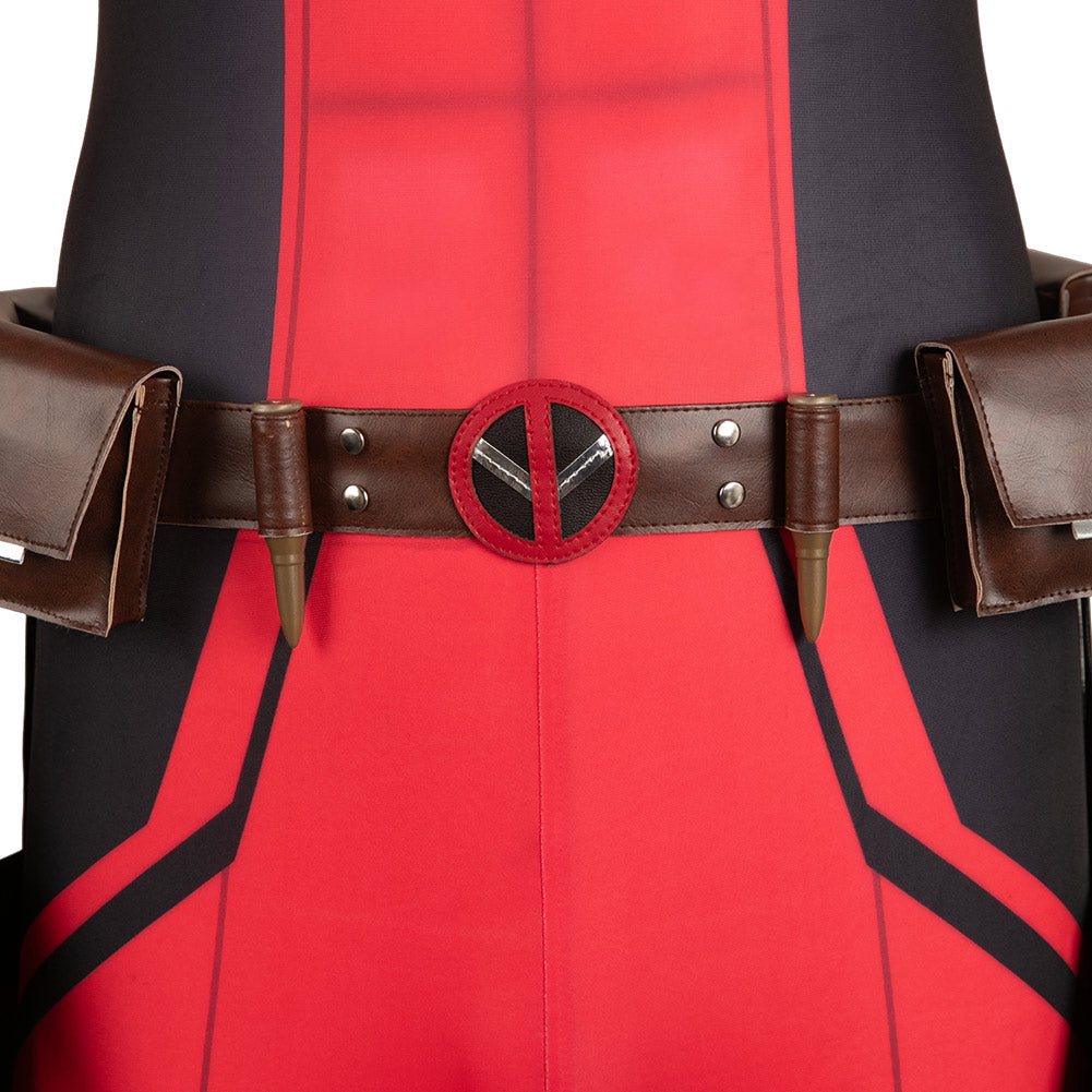 X-Men Origins: Wolverine Wade Wilson Rot Jumpsuit Cosplay Outfits