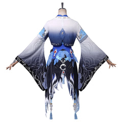 Yangyang: Xuanling blau Kostüm Set Wuthering Waves Yangyang: Xuanling Cosplay Outfit