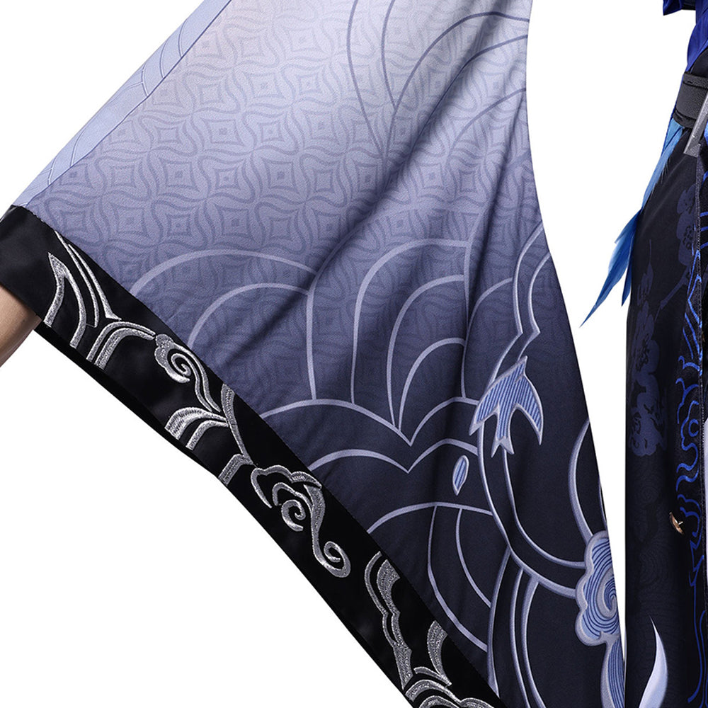 Yangyang: Xuanling blau Kostüm Set Wuthering Waves Yangyang: Xuanling Cosplay Outfit