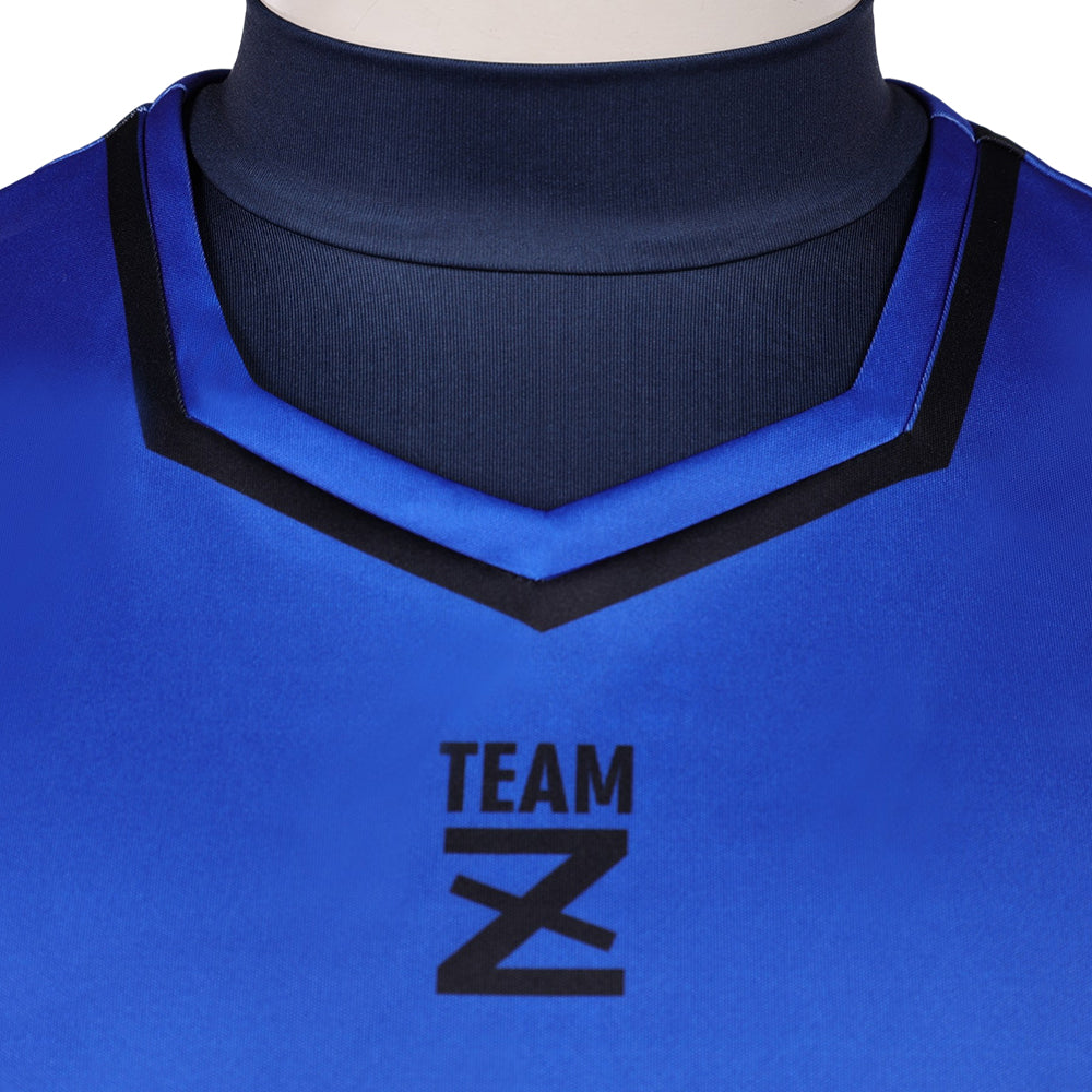 Yoichi Isagi blau Uniform BLUE LOCK Team Z Uniform Cosplay Outfit