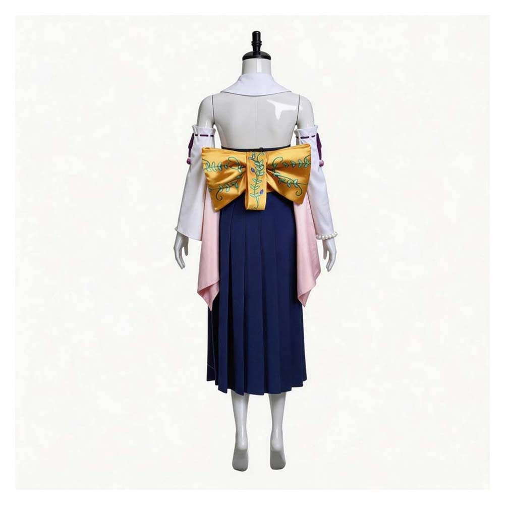 Yuna ​weiß Kostüm Set Final Fantasy Yuna Cosplay Outfit