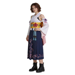 Yuna ​weiß Kostüm Set Final Fantasy Yuna Cosplay Outfit