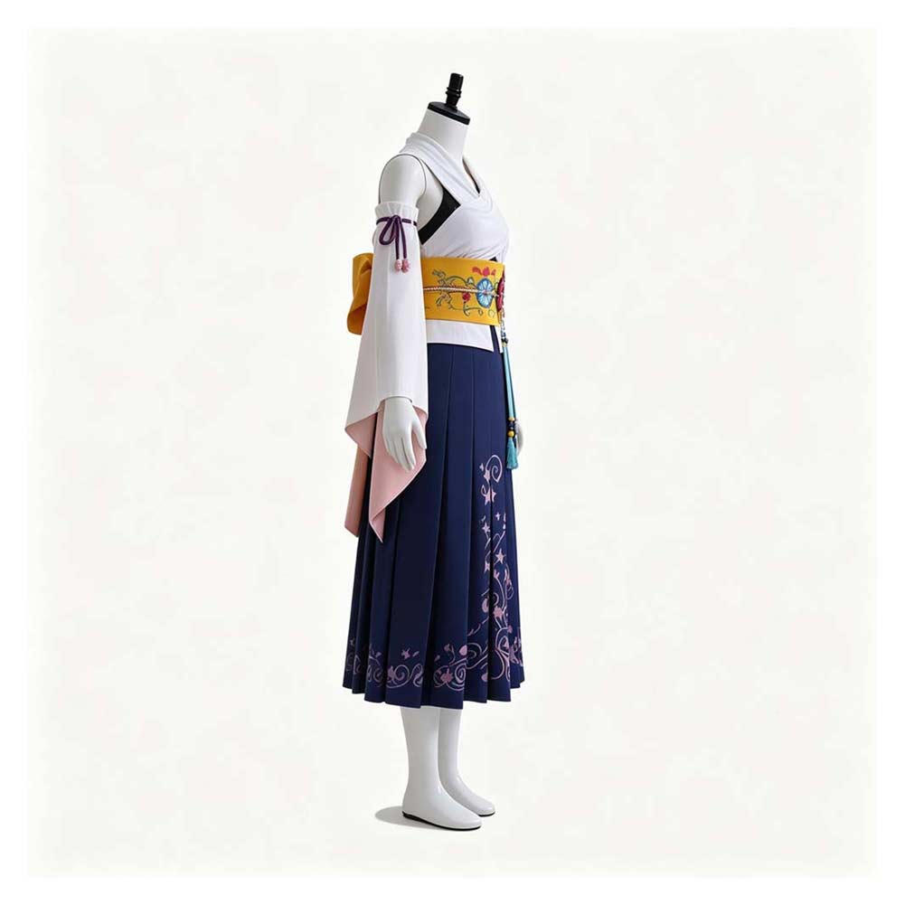 Yuna ​weiß Kostüm Set Final Fantasy Yuna Cosplay Outfit