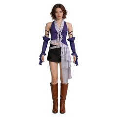 Yuna Lila Kostüm Set Final Fantasy Yuna Cosplay Outfit 