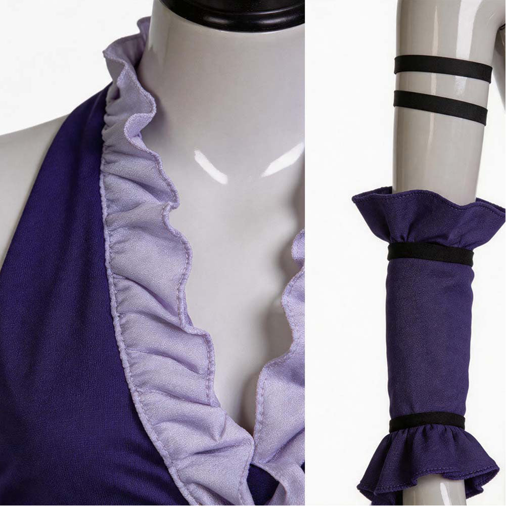 Yuna Lila Kostüm Set Final Fantasy Yuna Cosplay Outfit 