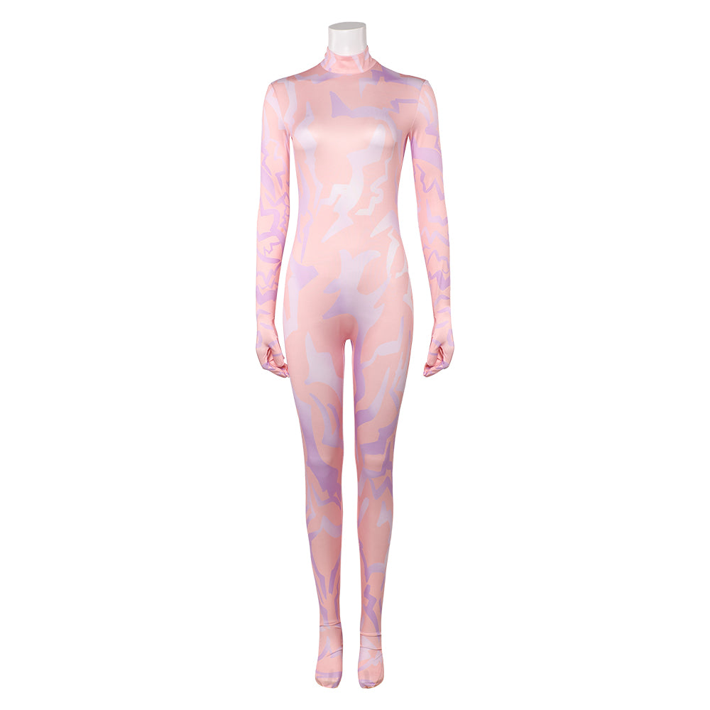 Zoey bunt Overall KPOP Demon Hunters Zoey Jumpsuit Cosplay Kostüm
