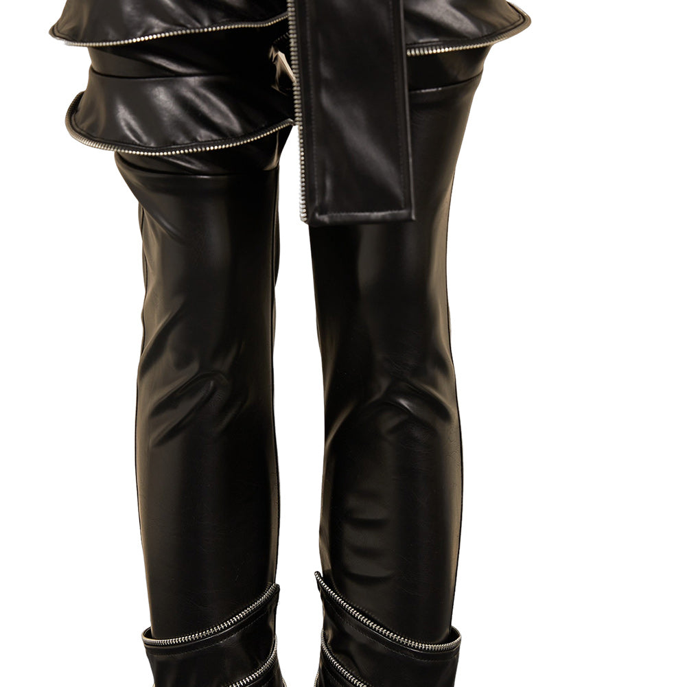 Zoey schwarz Kostüm Set Kpop Demon Hunters Huntrix Zoey Cosplay Outfits