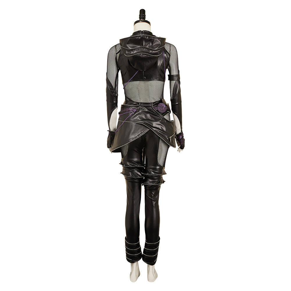 Zoey schwarz Kostüm Set Kpop Demon Hunters Huntrix Zoey Cosplay Outfits