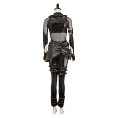 Zoey schwarz Kostüm Set Kpop Demon Hunters Huntrix Zoey Cosplay Outfits