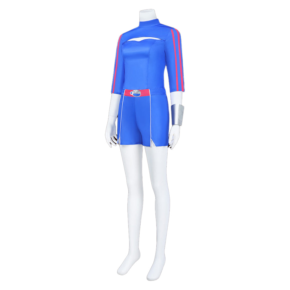 Zombies 4: Dawn of the Vampires Addison Wells blau Jumpsuit