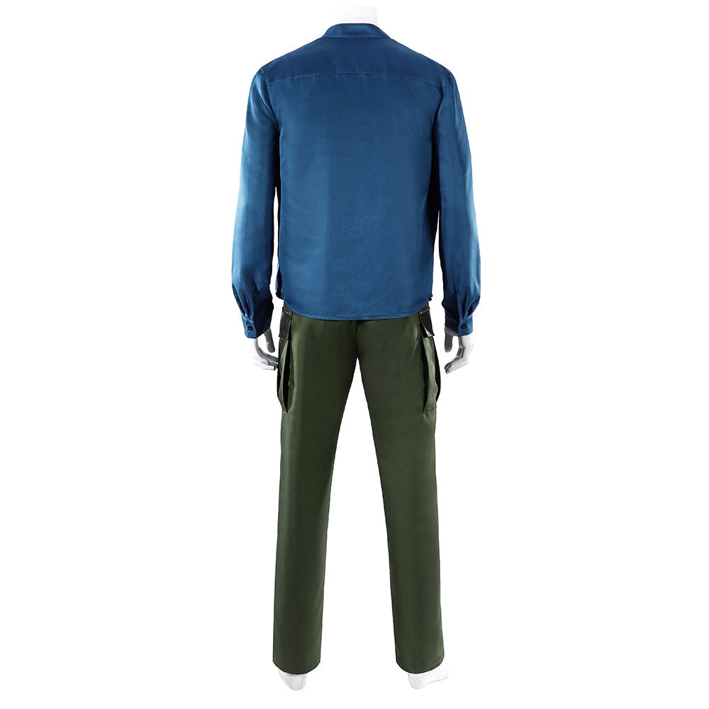 Zorro blau Outfit One Piece Roronoa Zoro Cosplay Kostüm