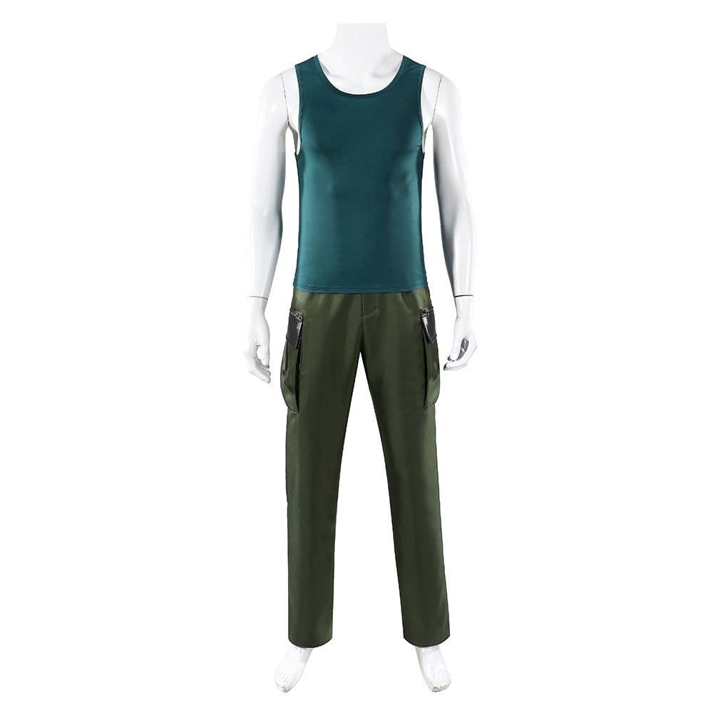 Zorro blau Outfit One Piece Roronoa Zoro Cosplay Kostüm