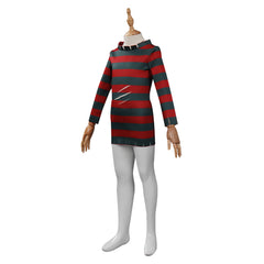 Kinder A Nightmare On Elm Street Freddy Krueger Cosplay Kostüm Outfits Halloween Karneval Kleid