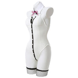 DanganRonpa 2 Cosplay Kostüm Nanami ChiaKi Bunny Girl Cosplay Jumpsuit