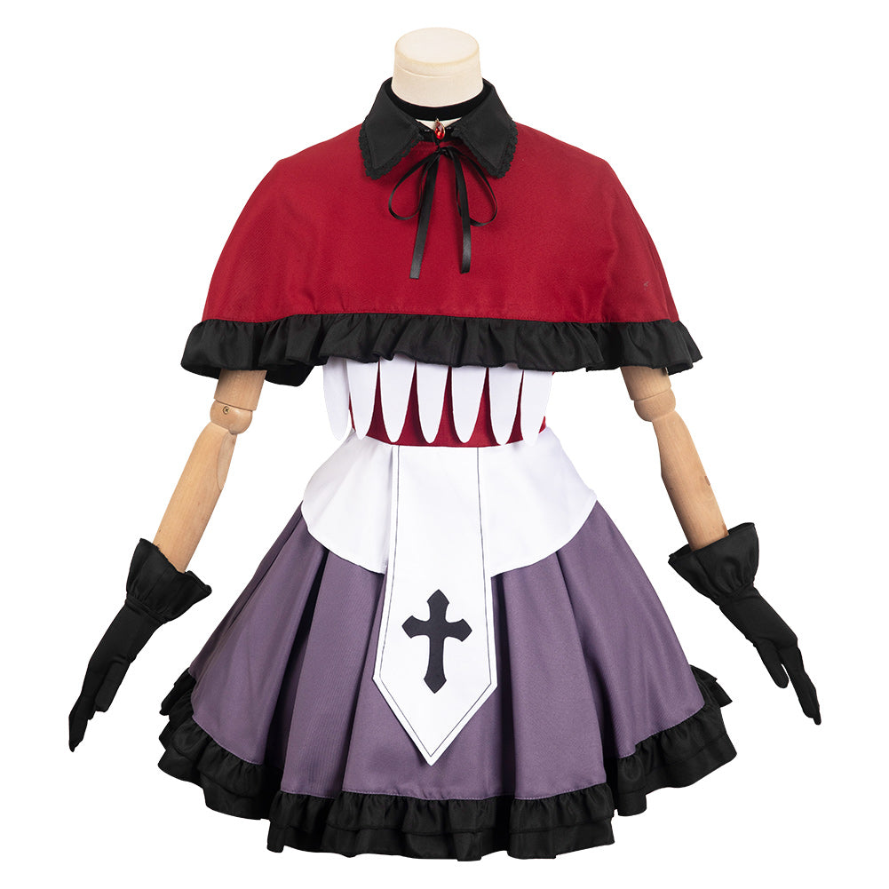 OSHI NO KO Anime Hoshino Rubii Cosplay rotes Kleid Sets Halloween Karneval Outfits