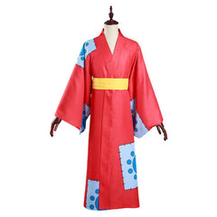 One Piece Wano Country Monkey D. Luffy Cosplay Kostüm Kimono Outfits Halloween Karneval Suit - cosplaycartde