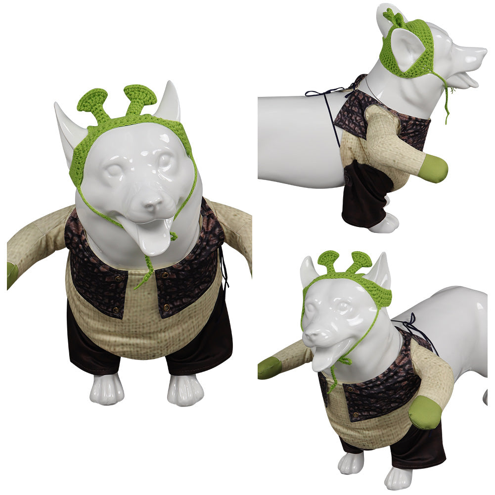 Shrek Haustier Hundekleidung Cosplay Kostüm Outfits Halloween Karneval Party Anzug