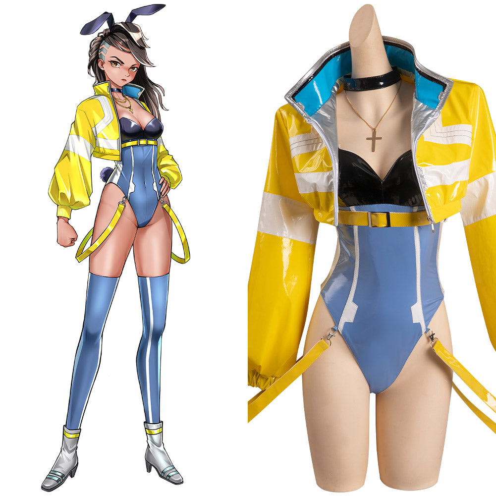 Cyberpunk: Edgerunners David Cosplay Bunny Girl Kostüm Halloween Karneval Original Jumpsuit