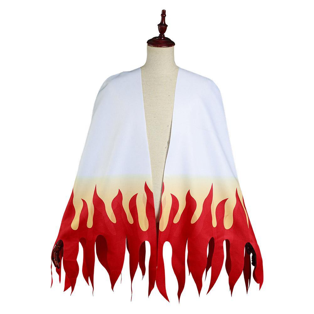 Demon Slayer Kimetsu no Yaiba Rengoku Kyoujurou Umhang Cosplay Kostüm Erwachsene Umhang - cosplaycartde