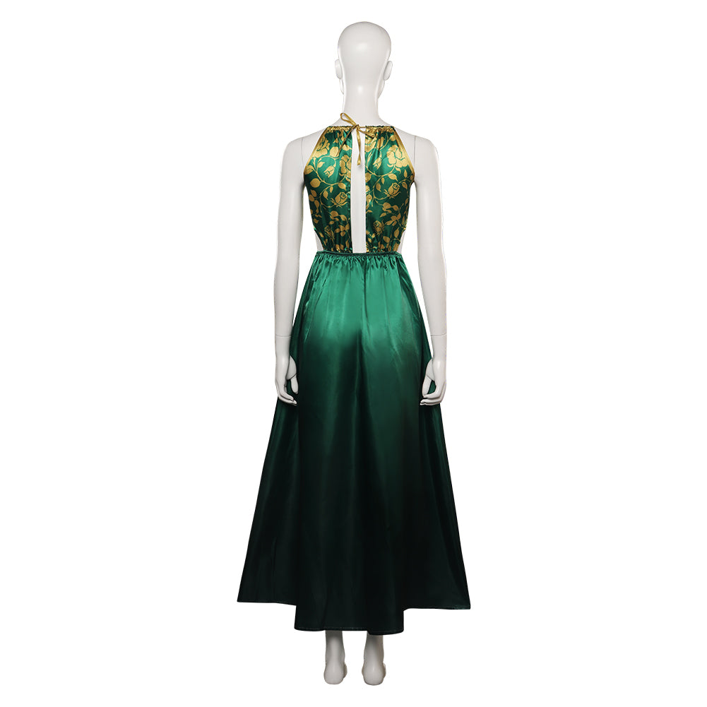 Shrek Prinzessin Fiona Kleid Cosplay Kostüm Spaghettiträger Kleid