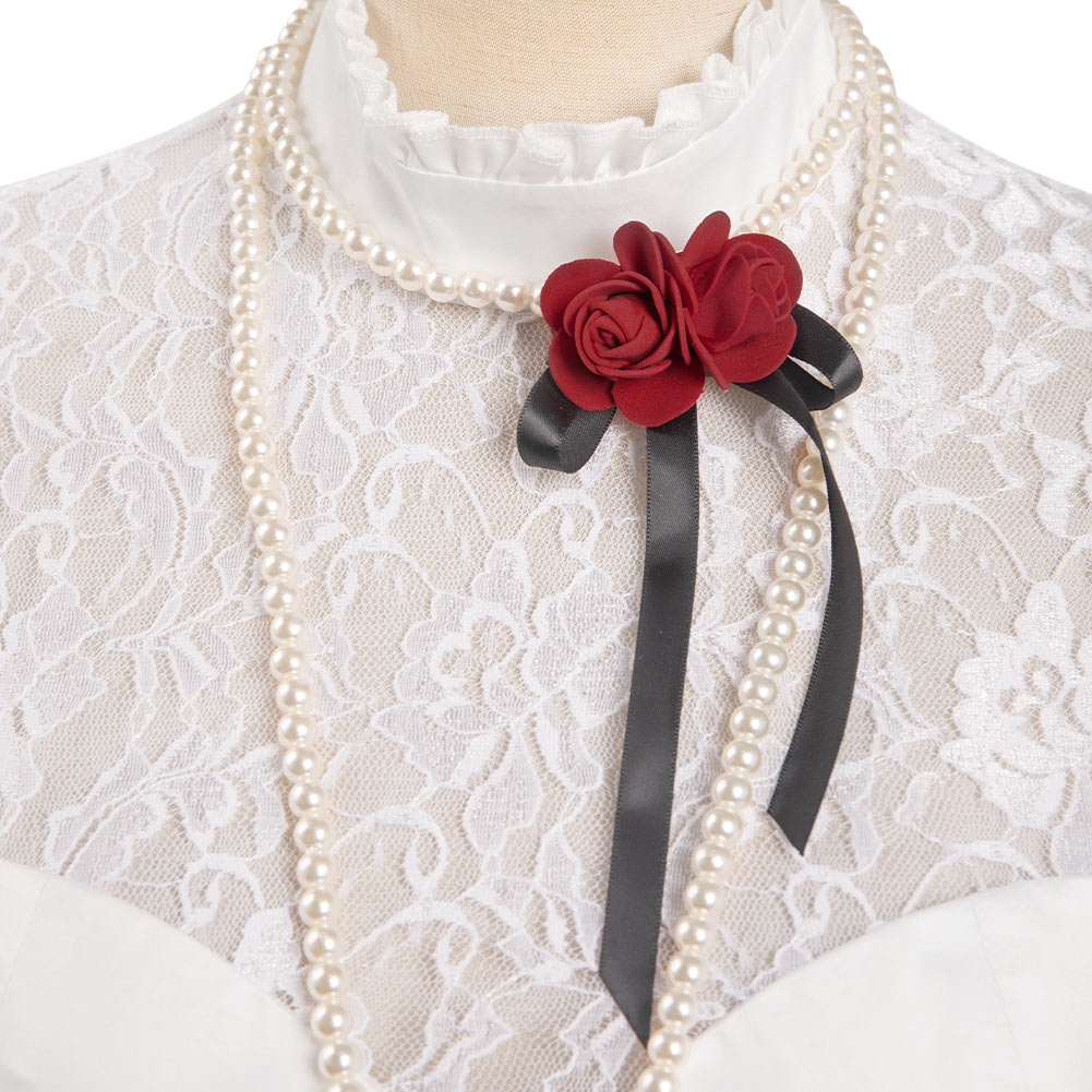 Constance Hatchaway Braut Kleid Haunted Mansion Hatchaway Geisterbraut Cosplay Kostüm