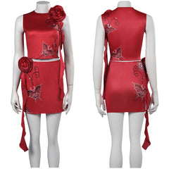 Resident Evil 4 Ada Wong Kleid Cosplay Kostüm Halloween Karneval Outfits