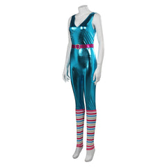 Film 2023 Barbie Rompers blaue Jumpsuit Cosplay Kostüm Halloween Karneval Outfits