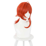 Genshin Impact Diluc Perücke Cosplay Perücke rot - cosplaycartde